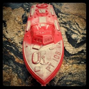 Rare 1960s John F Kennedy PT 109 Plastick Boat